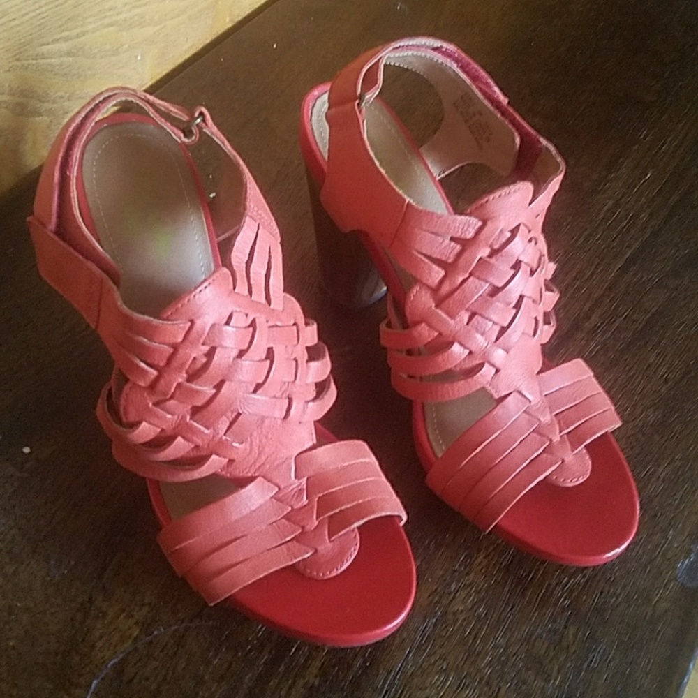 Clarks indigo sandal high heel